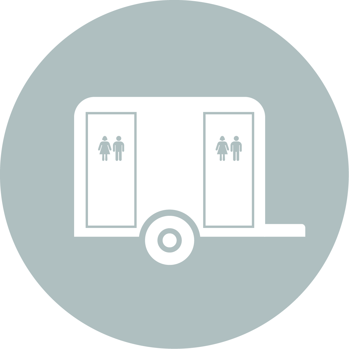 Lej en toiletvogn | freddys.dk